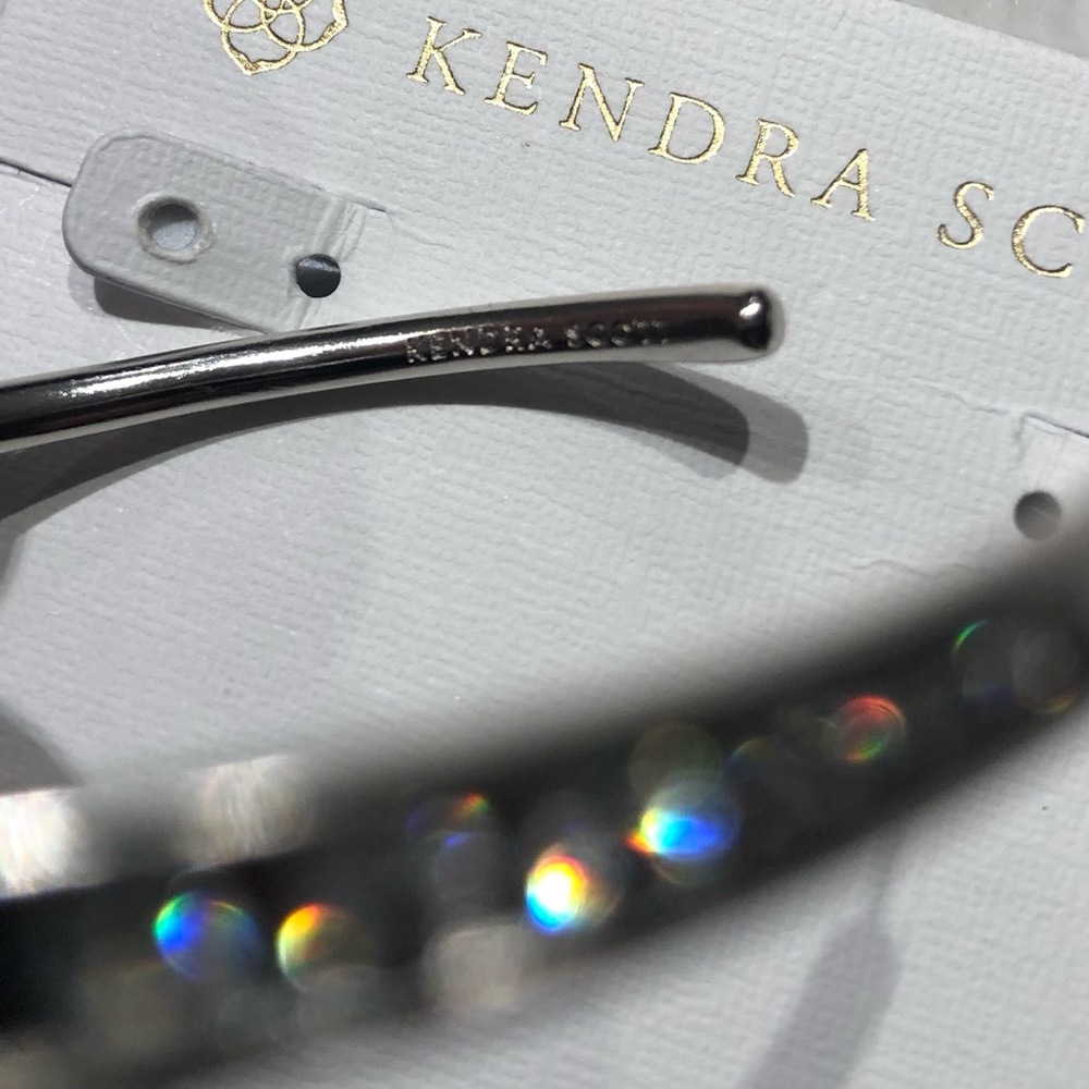 🎉HP🎉✨NWT Kendra Scott Silver Selena Hoop Earrings✨ - Picture 12 of 13